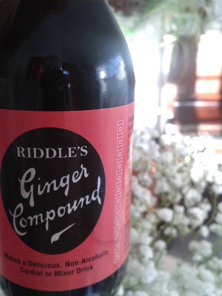 Riddle's Ginger Compound. Sounds a little bit sinister.